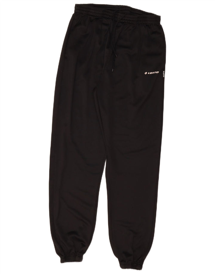 LOTTO Mens Tracksuit Trousers Joggers 2XL Black Polyester
