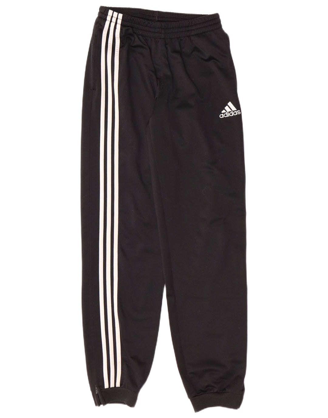 ADIDAS Boys Tracksuit Trousers Joggers 15-16 Years  Black Polyester
