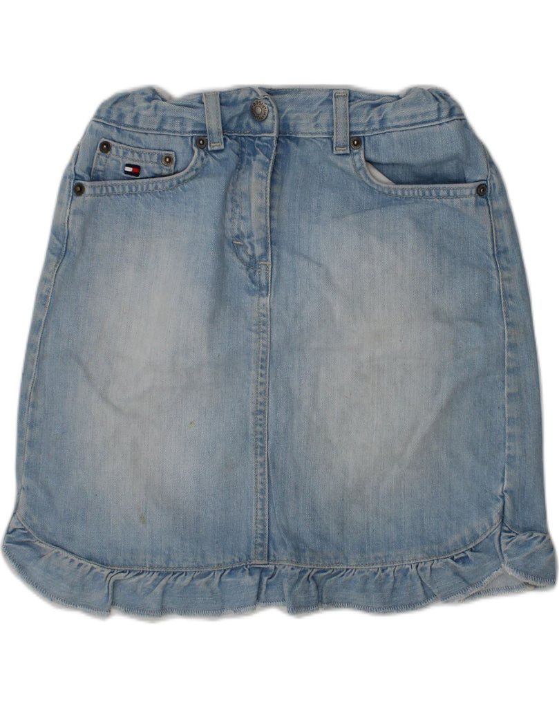 TOMMY HILFIGER Girls Denim Skirt 5-6 Years W22 Blue Cotton | Vintage Tommy Hilfiger | Thrift | Second-Hand Tommy Hilfiger | Used Clothing | Messina Hembry 