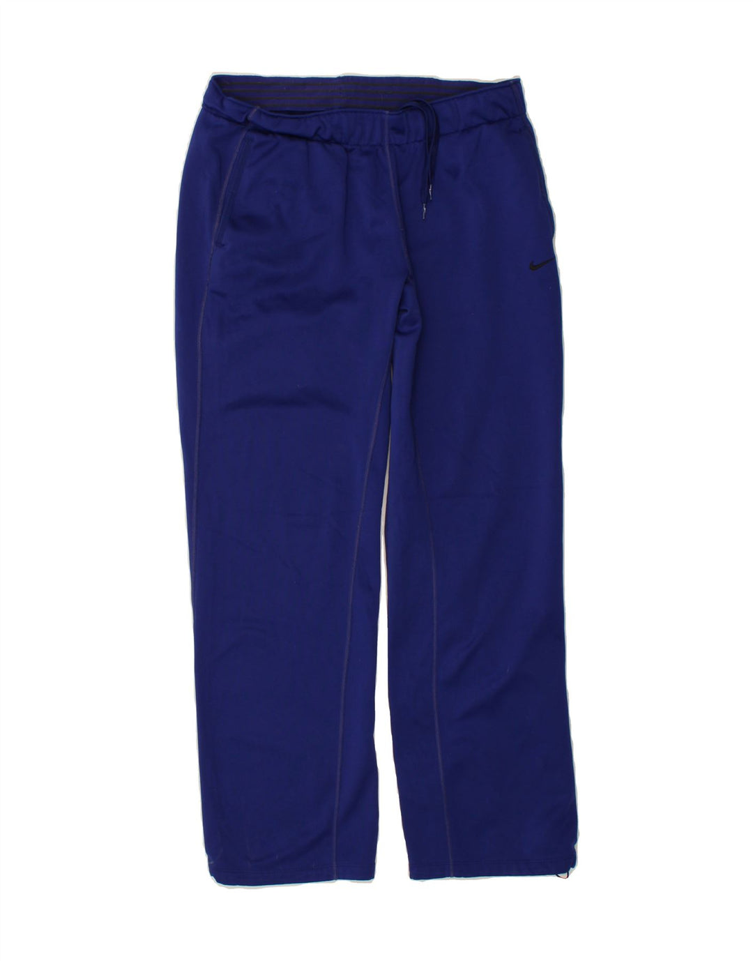 NIKE Womens Therma-Fit Tracksuit Trousers UK 14 Medium  Blue Polyester Vintage Nike and Second-Hand Nike from Messina Hembry 