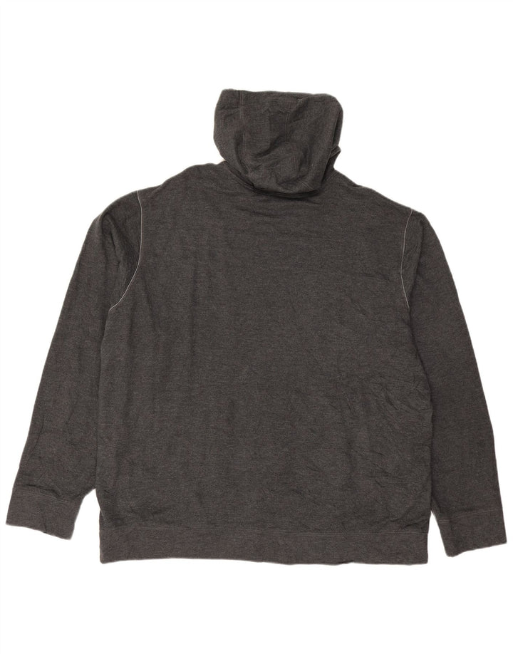 EDDIE BAUER Mens Hoodie Jumper XL Grey Cotton