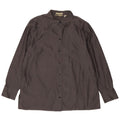 EDDIE BAUER Womens Shirt UK 18 XL Grey Cotton