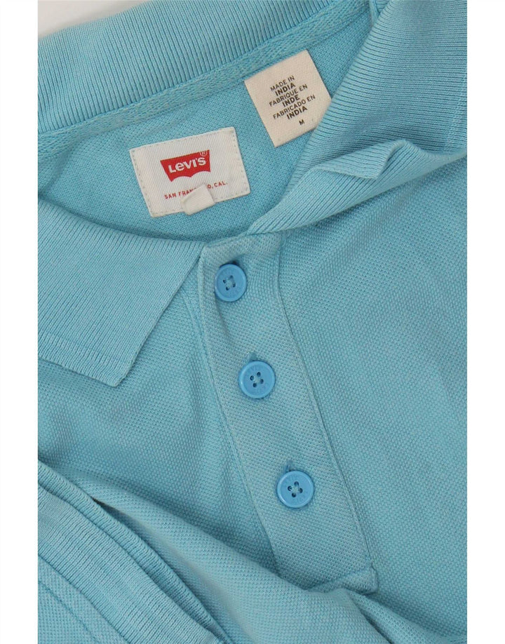 Levi's Mens Polo Shirt Medium Blue