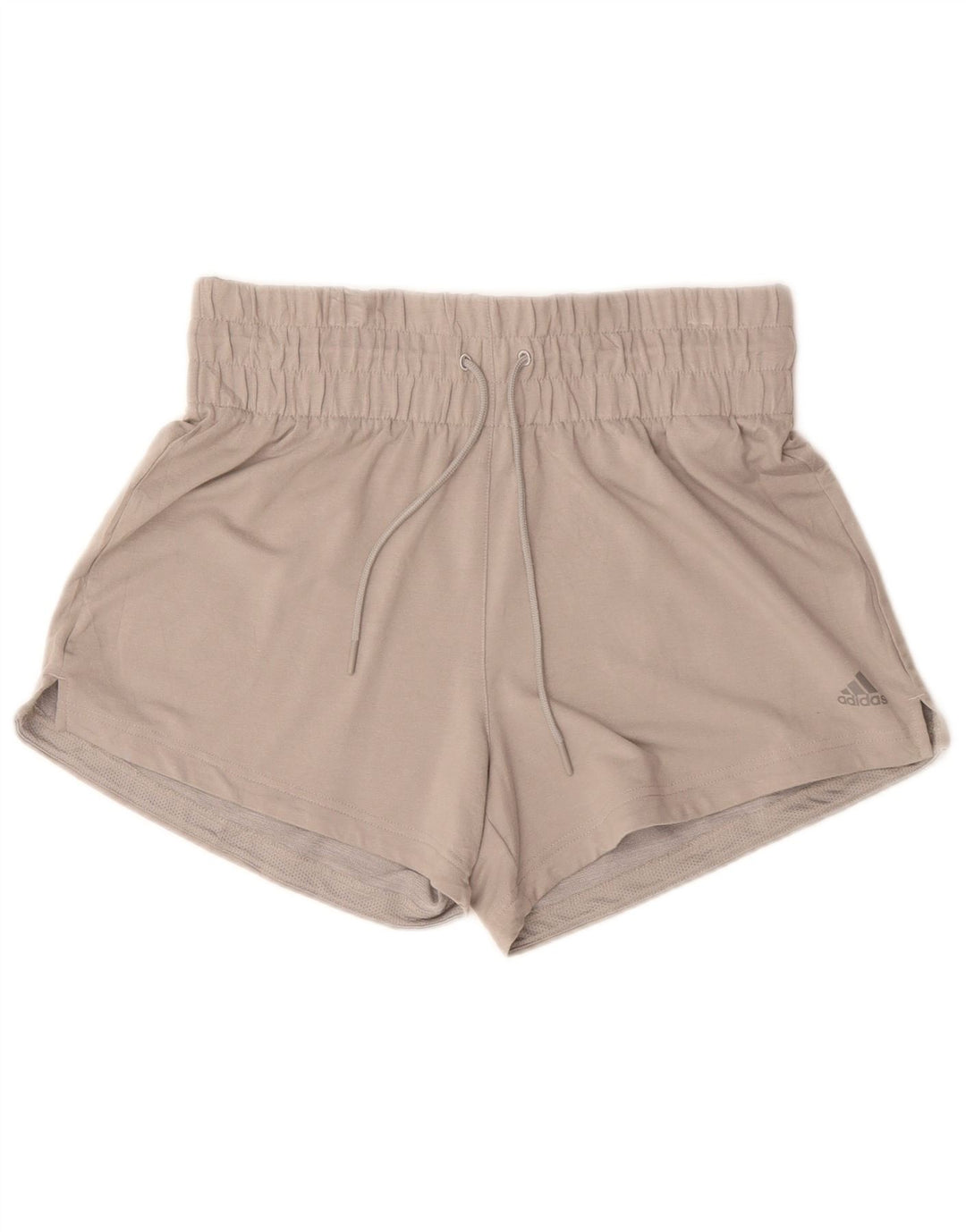 Adidas Womens Sport Shorts UK 14 Medium Grey Polyester