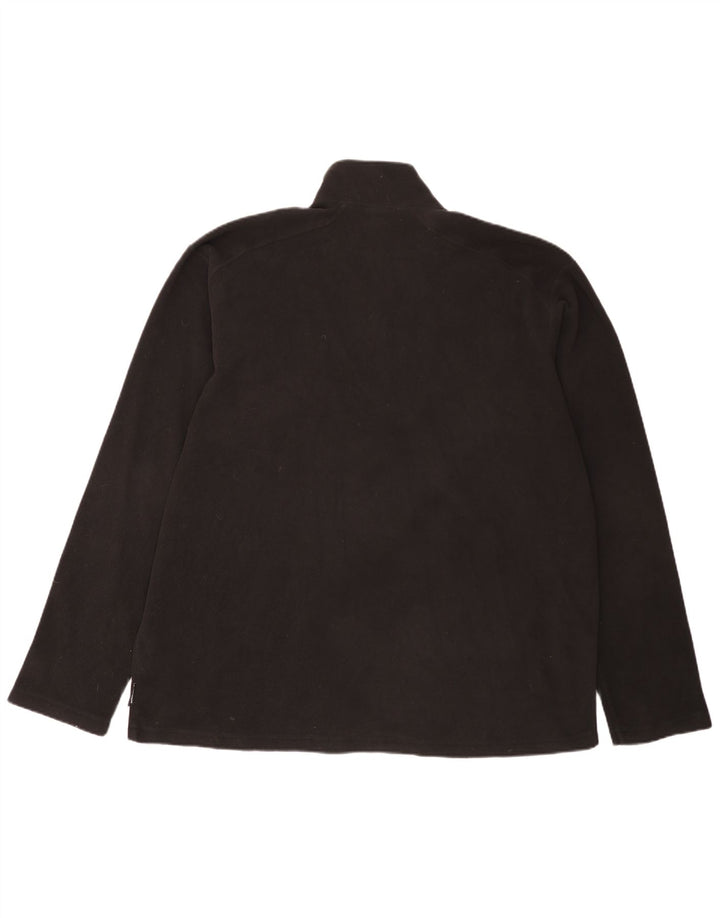 Helly Hansen Mens Zip Neck Fleece Jumper 3XL Black Polyester