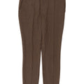 Zara Womens Slim Suit Trousers Medium W30 L29 Beige Houndstooth Polyester