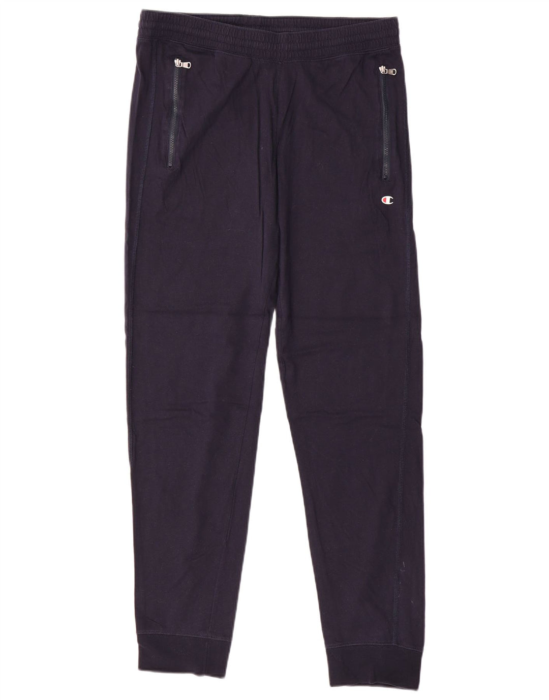 CHAMPION Mens Tracksuit Trousers Joggers Small  Navy Blue Cotton