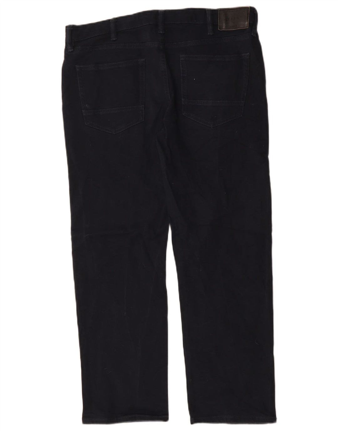 Marks & Spencer Mens Straight Jeans W36 L29 Navy Blue Cotton