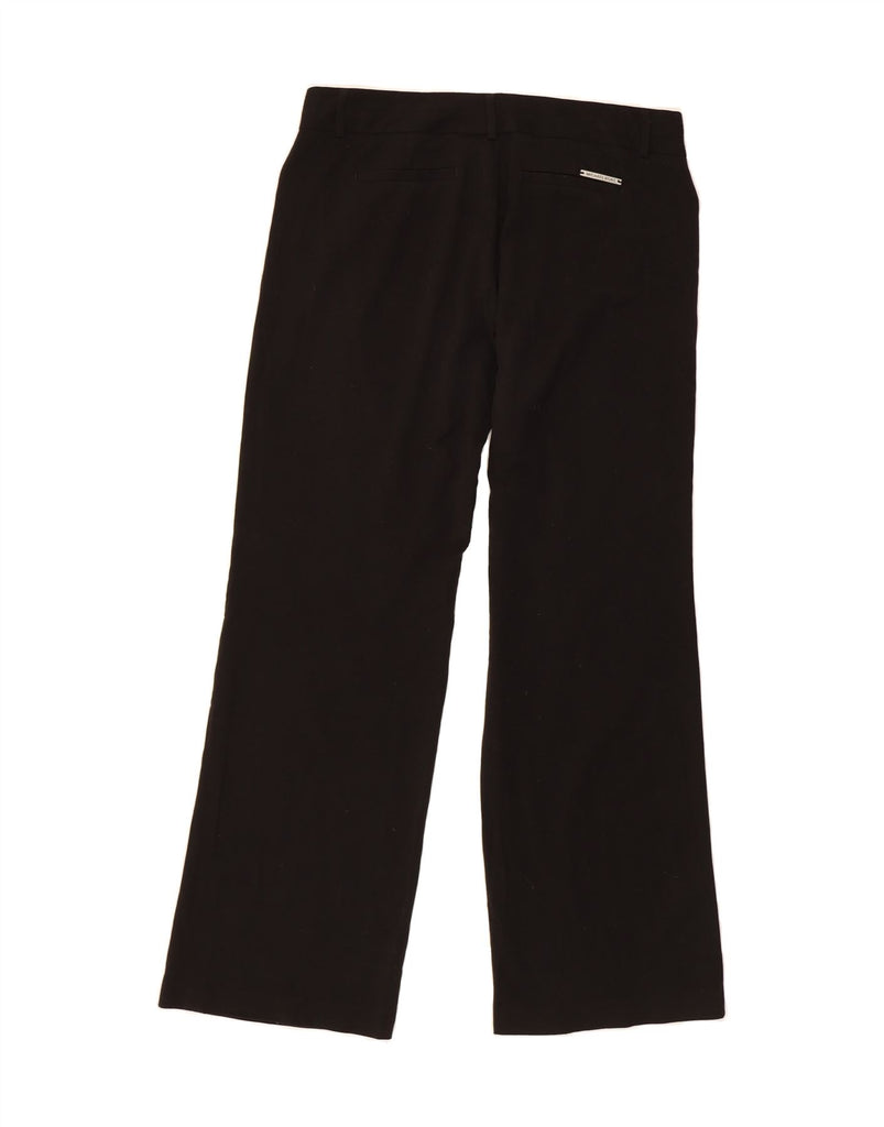 MICHAEL KORS Womens Wide Leg Casual Trousers US 10 Large W34 L32 Black Vintage Michael Kors and Second-Hand Michael Kors from Messina Hembry 