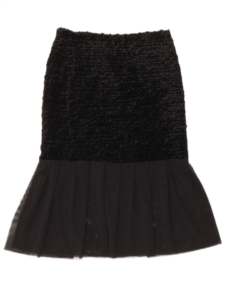 Vintage Womens Tulip Skirt W28 Medium  Black