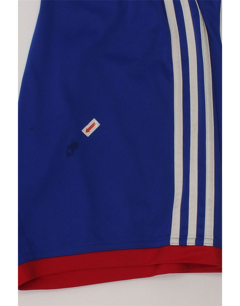 ADIDAS Boys Climalite Sport Shorts 11-12 Years Blue Polyester | Vintage Adidas | Thrift | Second-Hand Adidas | Used Clothing | Messina Hembry 