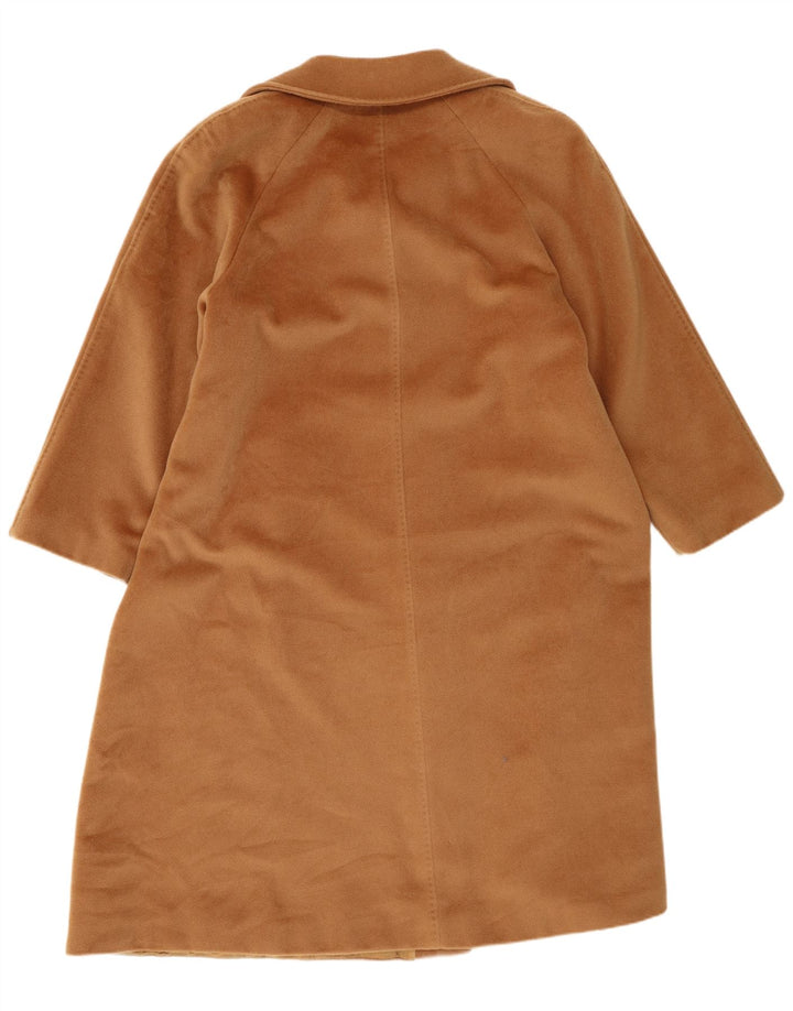 Pierre Cardin Womens Overcoat IT 44 Medium Brown Wool
