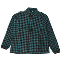 Marks & Spencer Womens Fleece Jacket UK 18 XL Turquoise Houndstooth