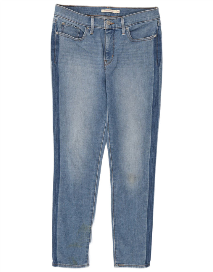 Levi's Womens 311 Shaping Skinny Jeans W29 L27 Blue Cotton