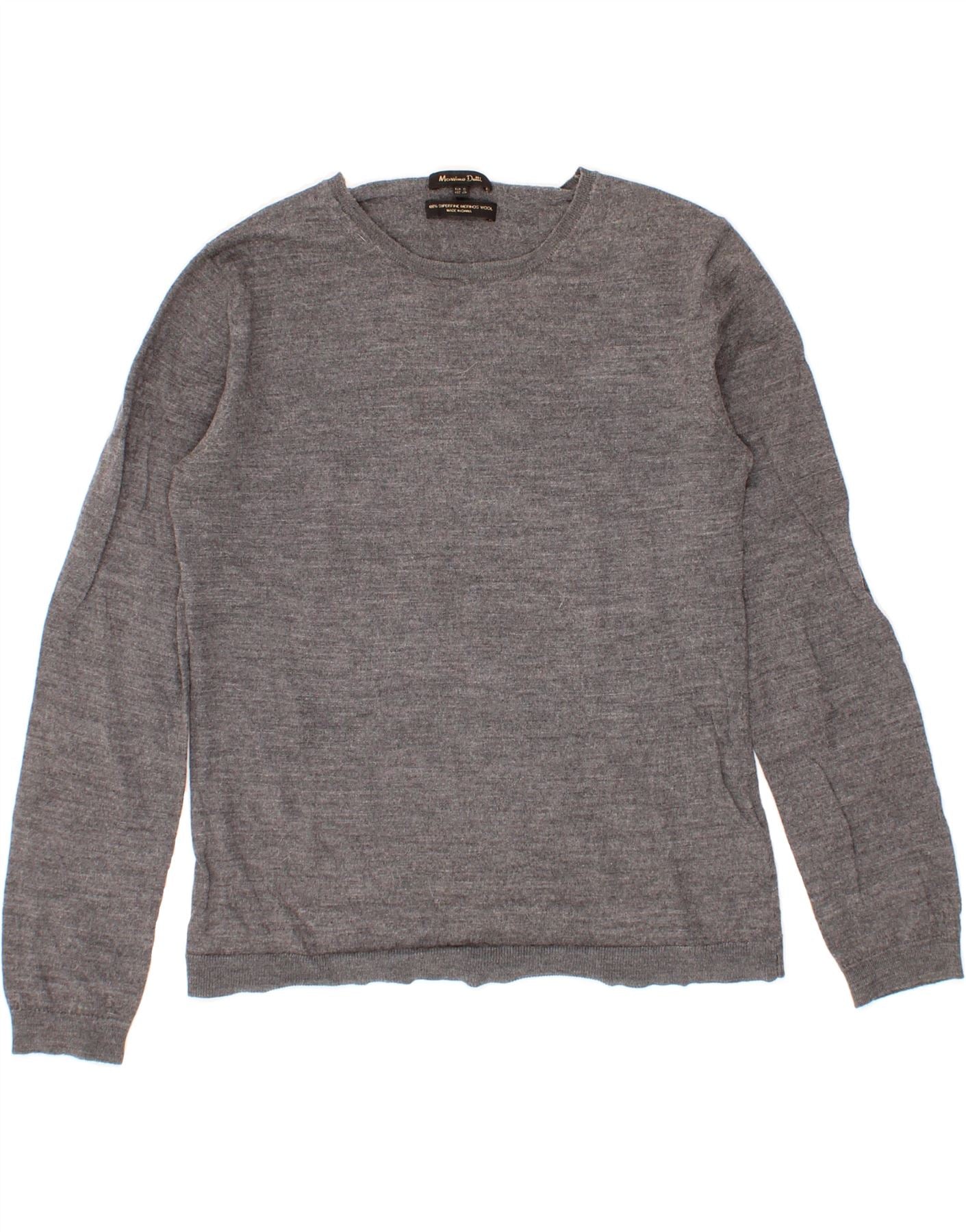 Jersey de cuello barco para mujer MASSIMO DUTTI, talla 18 XL, lana