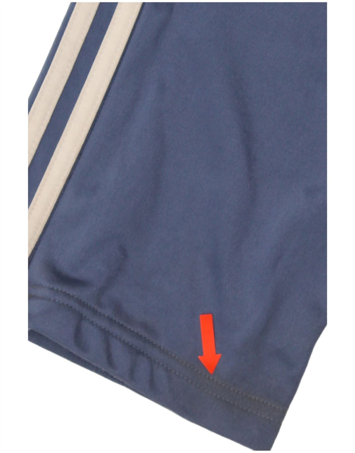 Adidas Mens Tracksuit Trousers Medium  Blue Polyester