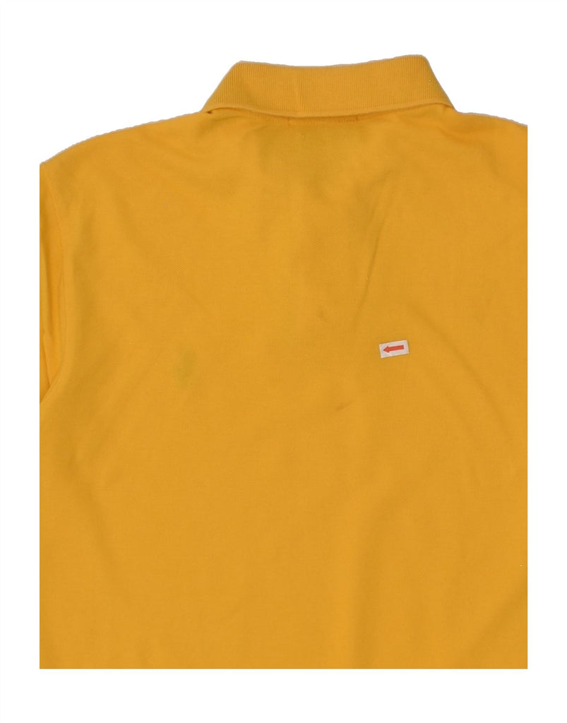 POLO RALPH LAUREN Mens Custom Slim Fit Polo Shirt Small Yellow Cotton | Vintage Polo Ralph Lauren | Thrift | Second-Hand Polo Ralph Lauren | Used Clothing | Messina Hembry 