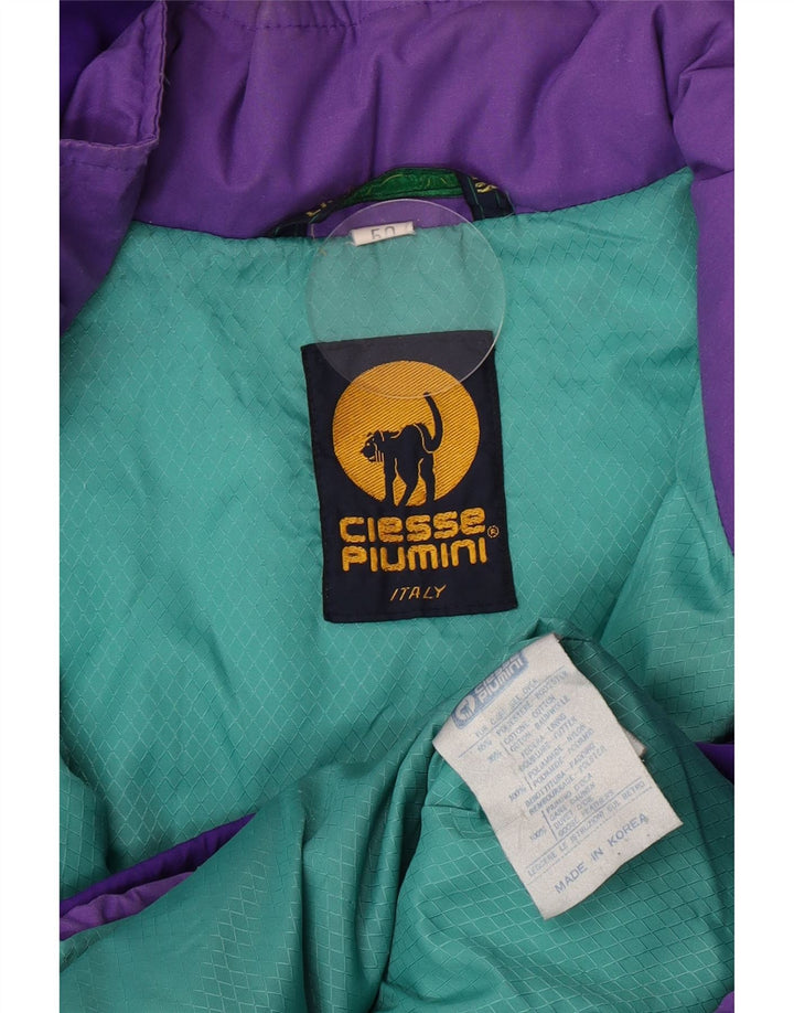 Ciesse Piumini Mens Padded Jacket IT 50 Medium Purple Polyester