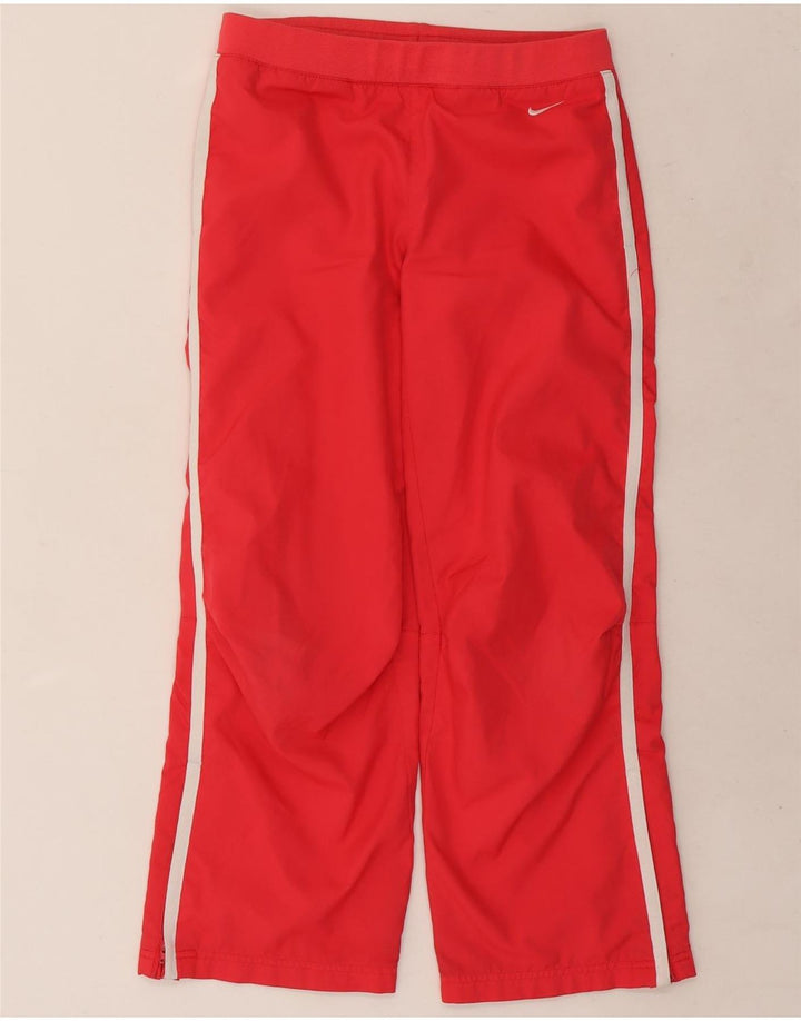 Nike Girls Tracksuit Trousers 13-14 Years Large Red