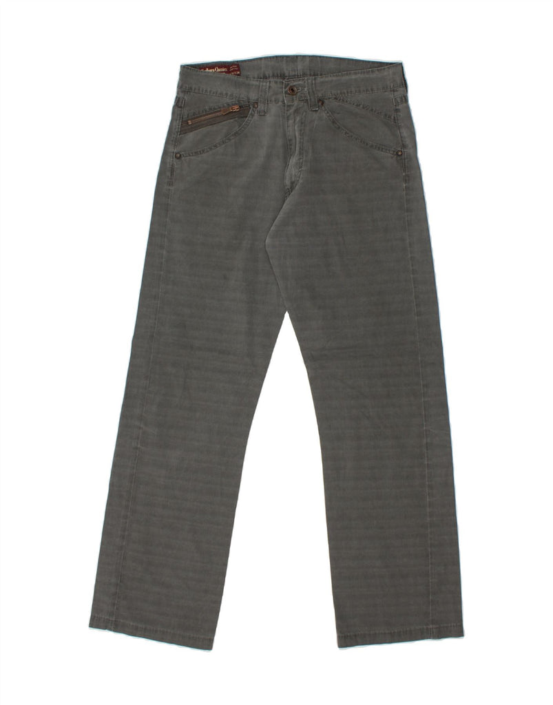 MARLBORO CLASSICS Mens Straight Casual Trousers W31 L30  Grey Vintage Marlboro Classics and Second-Hand Marlboro Classics from Messina Hembry 