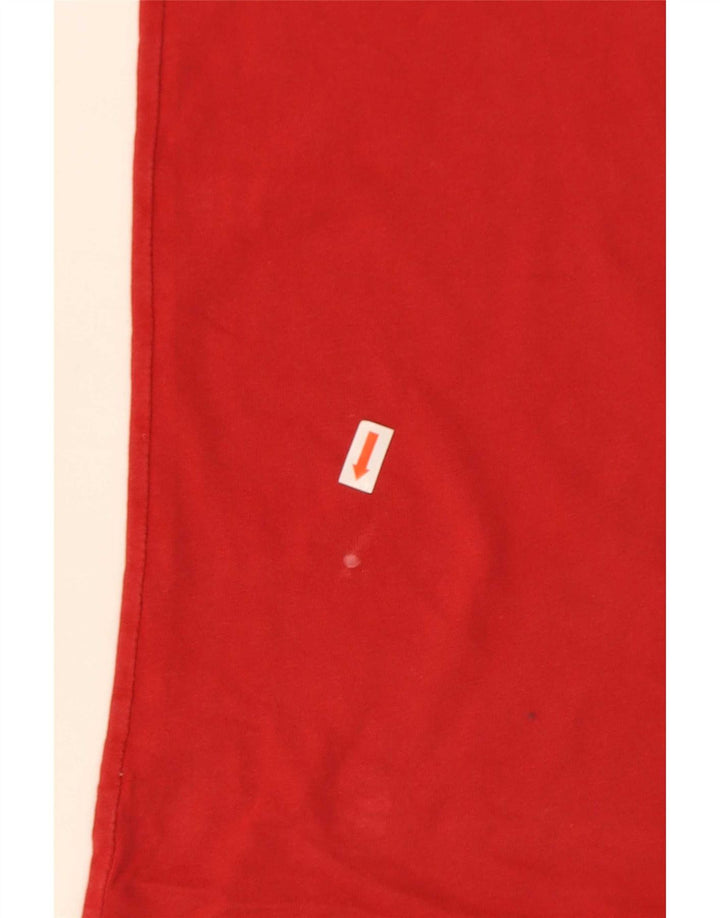 Vans Mens Classic Fit Graphic T-Shirt Top Medium Red Cotton