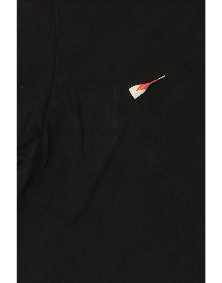 Adidas Mens Graphic Top Long Sleeve Small Black Cotton