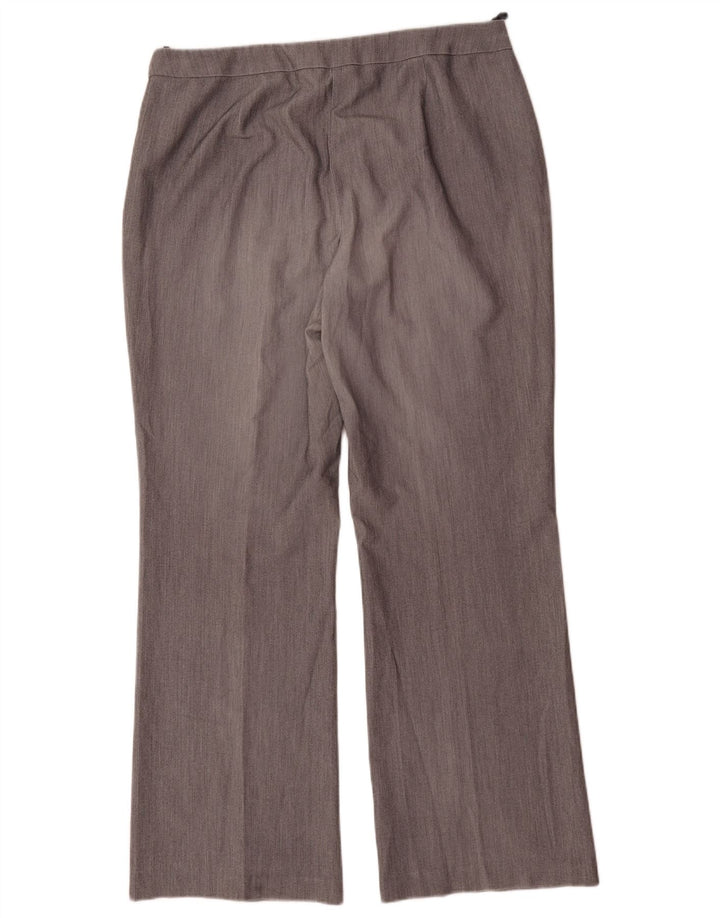 Marks & Spencer Womens Bootcut Suit Trousers UK 16 Large W32 L32 Grey