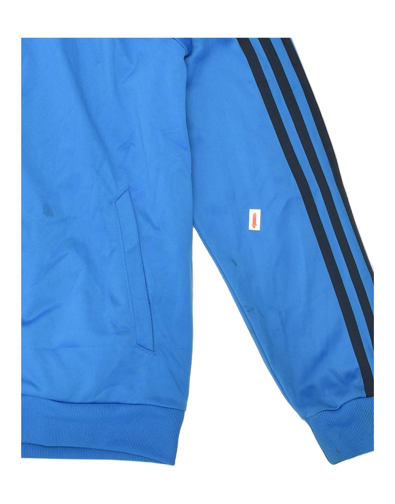 ADIDAS Boys Clima 365 Tracksuit Top Jacket 11-12 Years Blue Polyester | Vintage Adidas | Thrift | Second-Hand Adidas | Used Clothing | Messina Hembry 