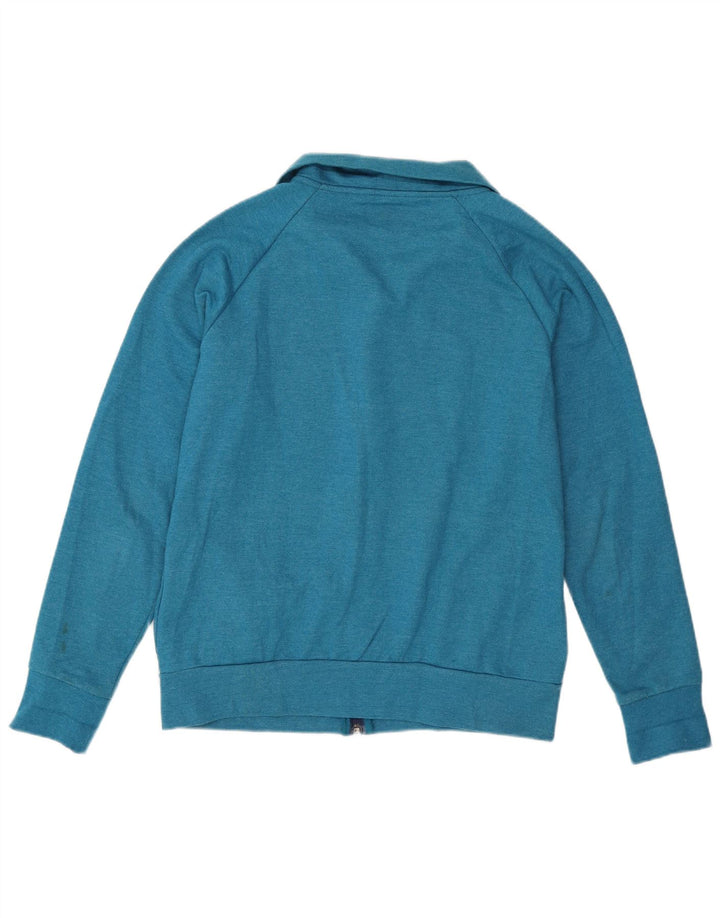 Kappa Womens Tracksuit Top Jacket UK 18 XL Blue Cotton