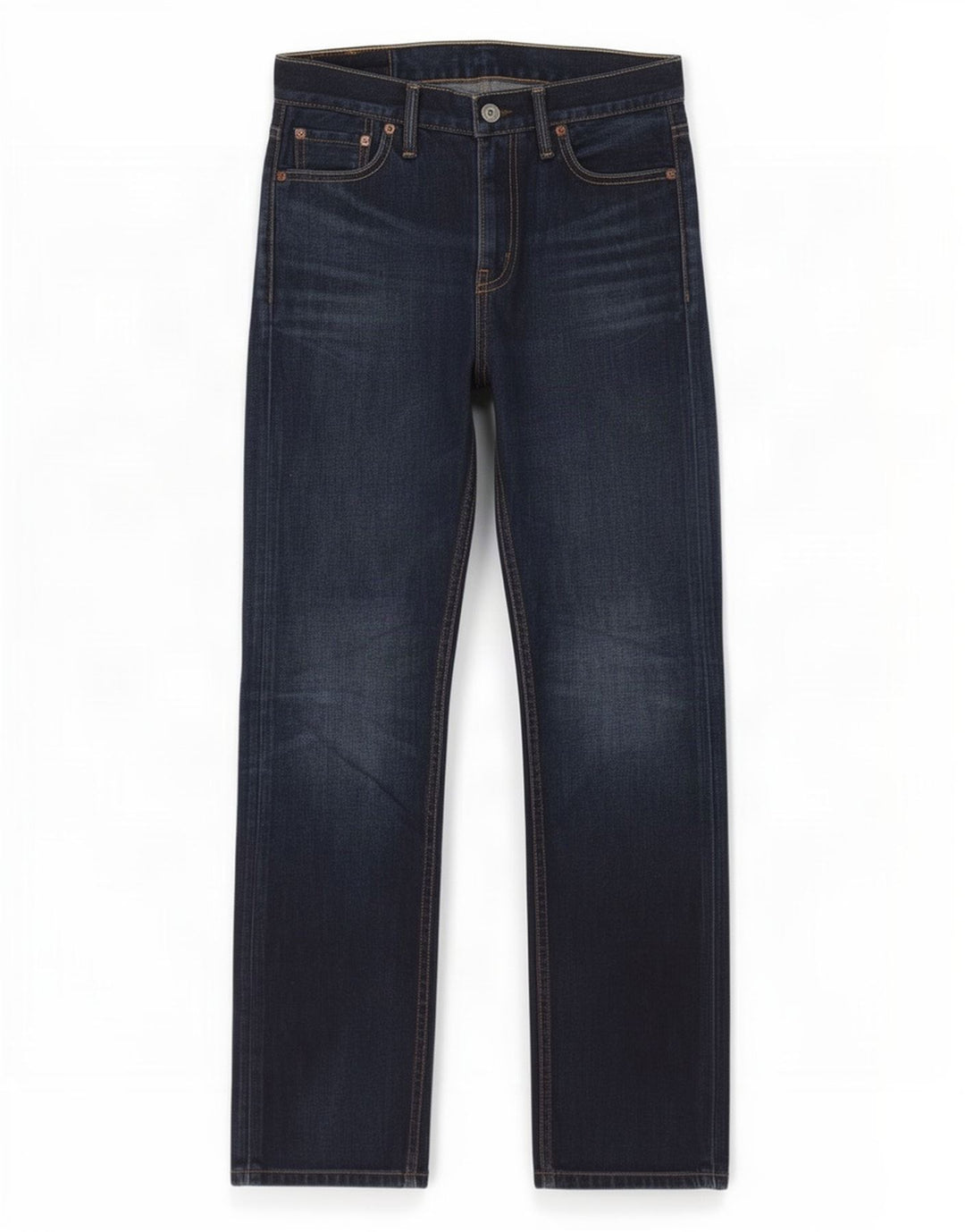 Levi's Mens 504 Straight Jeans W30 L32 Blue Cotton