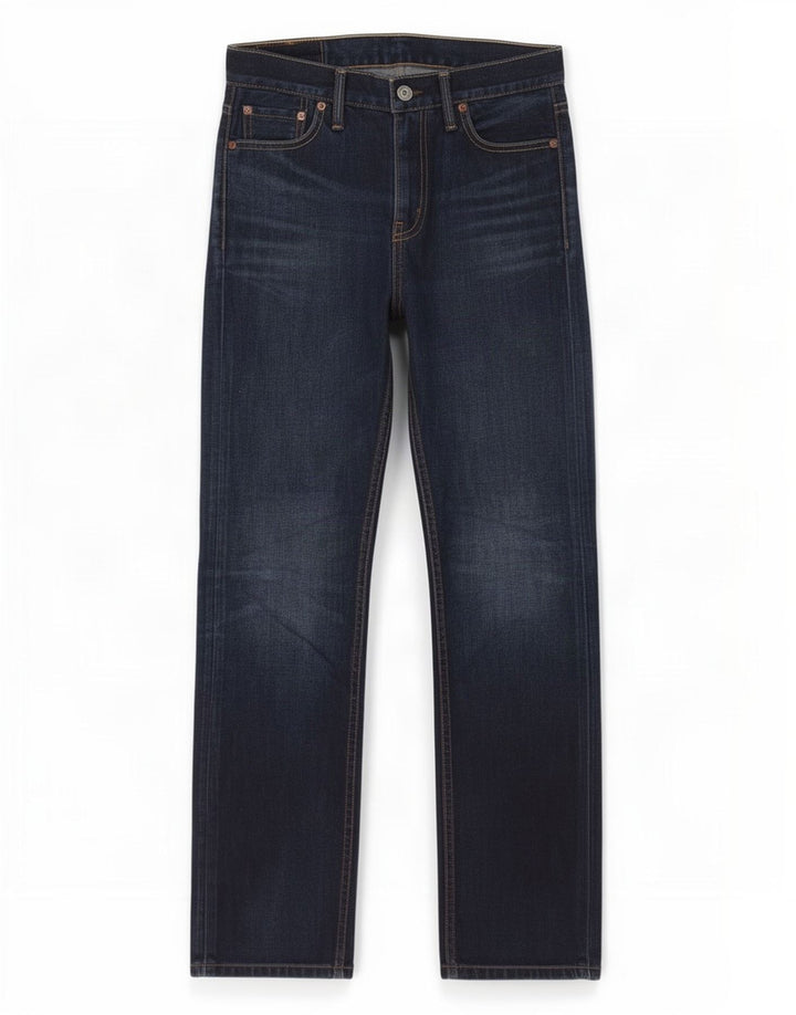 Levi's Mens 504 Straight Jeans W30 L32 Blue Cotton