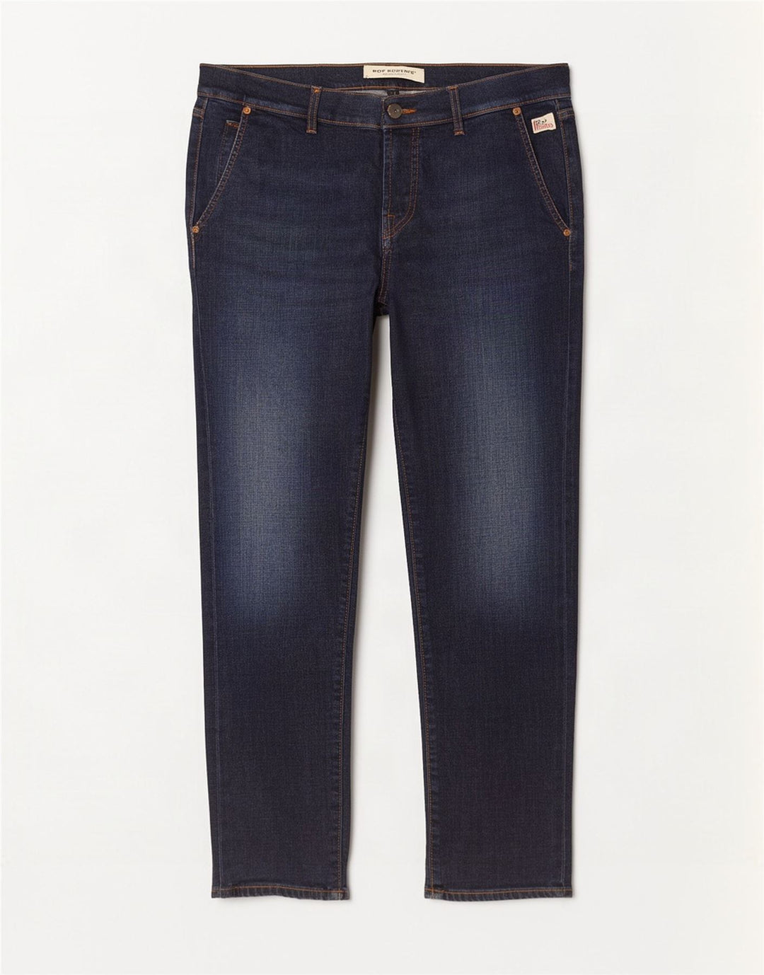 Roy Rogers Mens Slim Jeans W36 L32 Navy Blue Cotton