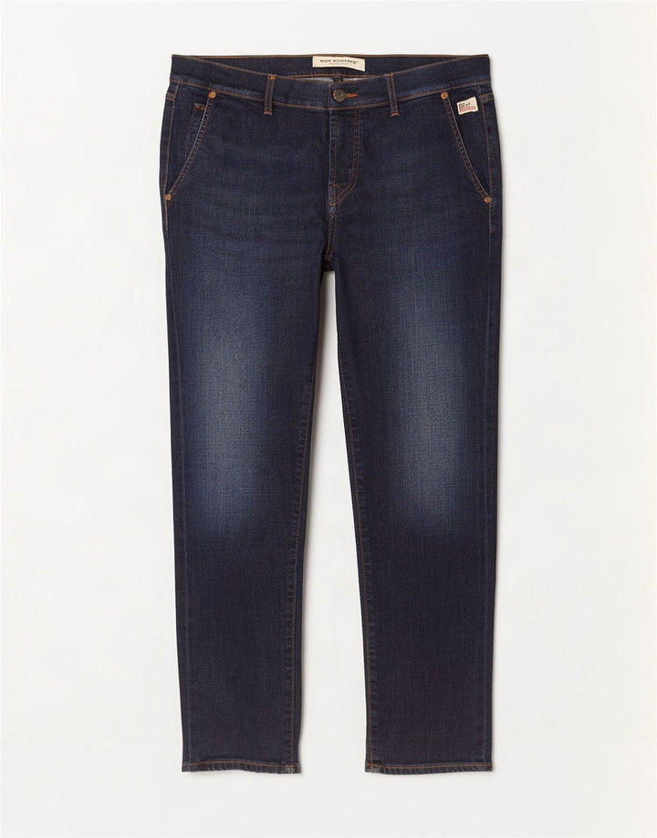Roy Rogers Mens Slim Jeans W36 L32 Navy Blue Cotton