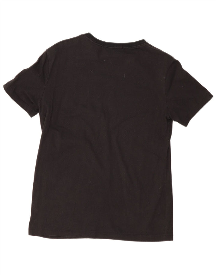 CALVIN KLEIN JEANS Boys Graphic T-Shirt Top 15-16 Years Large Black