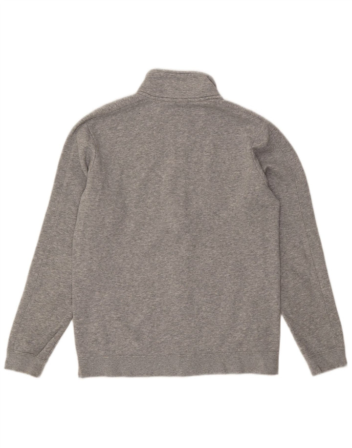 Nike Mens Tracksuit Top Jacket Small Grey Flecked Cotton
