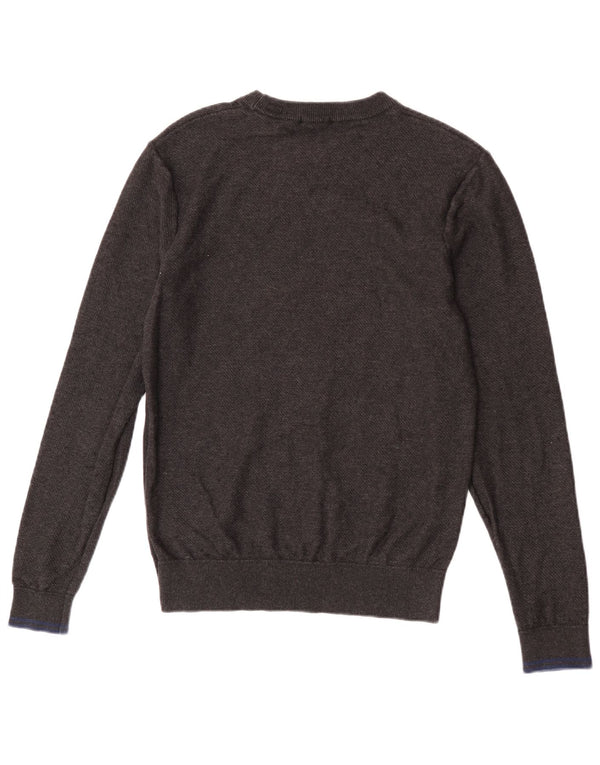 Scotch & Soda Mens Crew Neck Jumper Sweater Medium Grey Cotton
