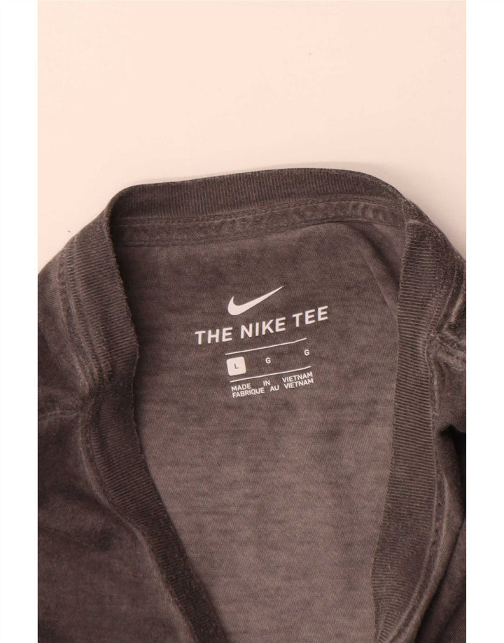 Nike Mens Graphic T-Shirt Top Large Grey
