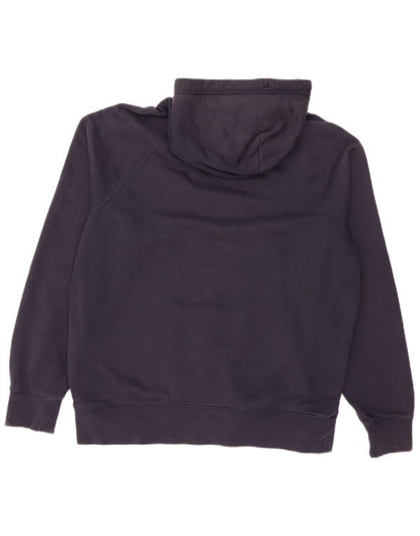 Gant Mens Graphic Hoodie Jumper 2XL Navy Blue Cotton