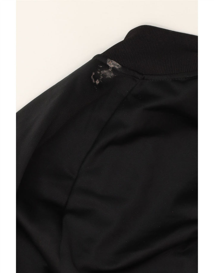 ADIDAS Mens Tracksuit Top Jacket UK 40/42 Medium Black Colourblock Vintage Adidas and Second-Hand Adidas from Messina Hembry 