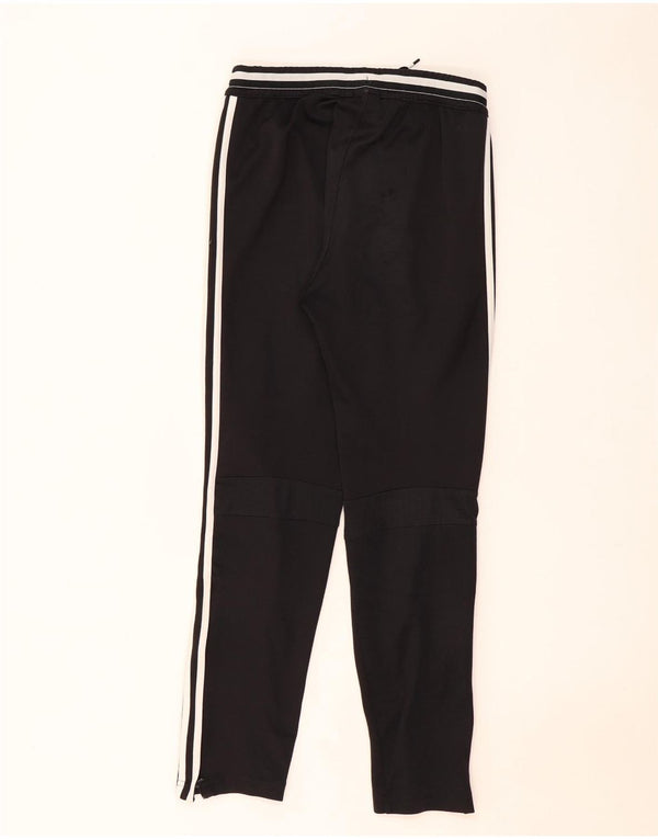 Adidas Boys Tracksuit Trousers 13-14 Years Black Polyester