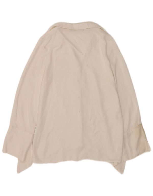 Zara Womens Shirt Blouse UK 10 Small White Viscose