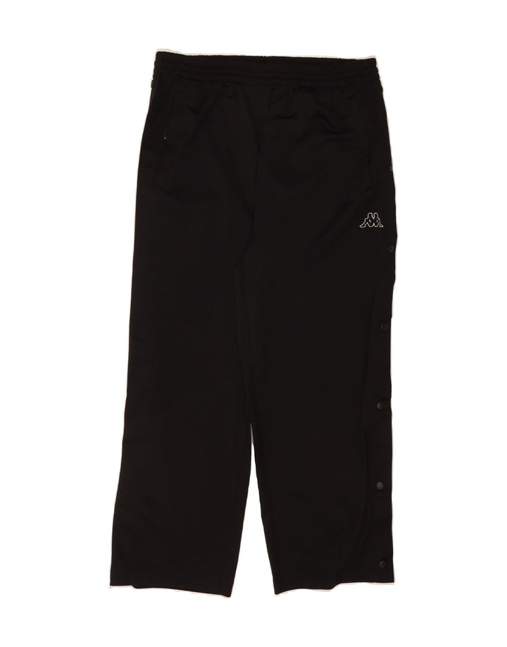 KAPPA Womens Tracksuit Trousers UK 18 XL Black Polyester Vintage Kappa and Second-Hand Kappa from Messina Hembry 