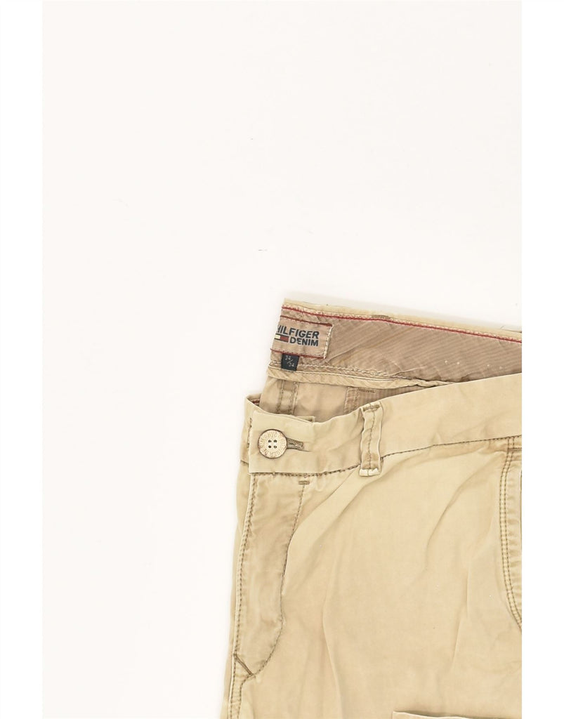 TOMMY HILFIGER Mens Slim Chino Trousers W34 L32  Beige Cotton | Vintage Tommy Hilfiger | Thrift | Second-Hand Tommy Hilfiger | Used Clothing | Messina Hembry 