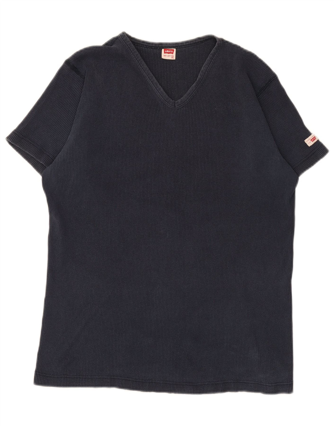 Levi's Womens T-Shirt Top XL Navy Blue Cotton