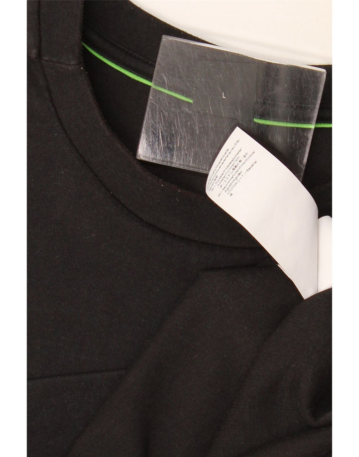 Hugo Boss Mens Sweatshirt Jumper Large Black Polyester