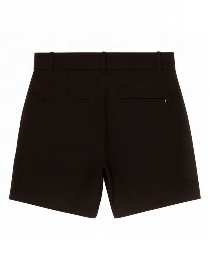 Zara Womens Pegged Chino Shorts Medium W28 Black Polyester
