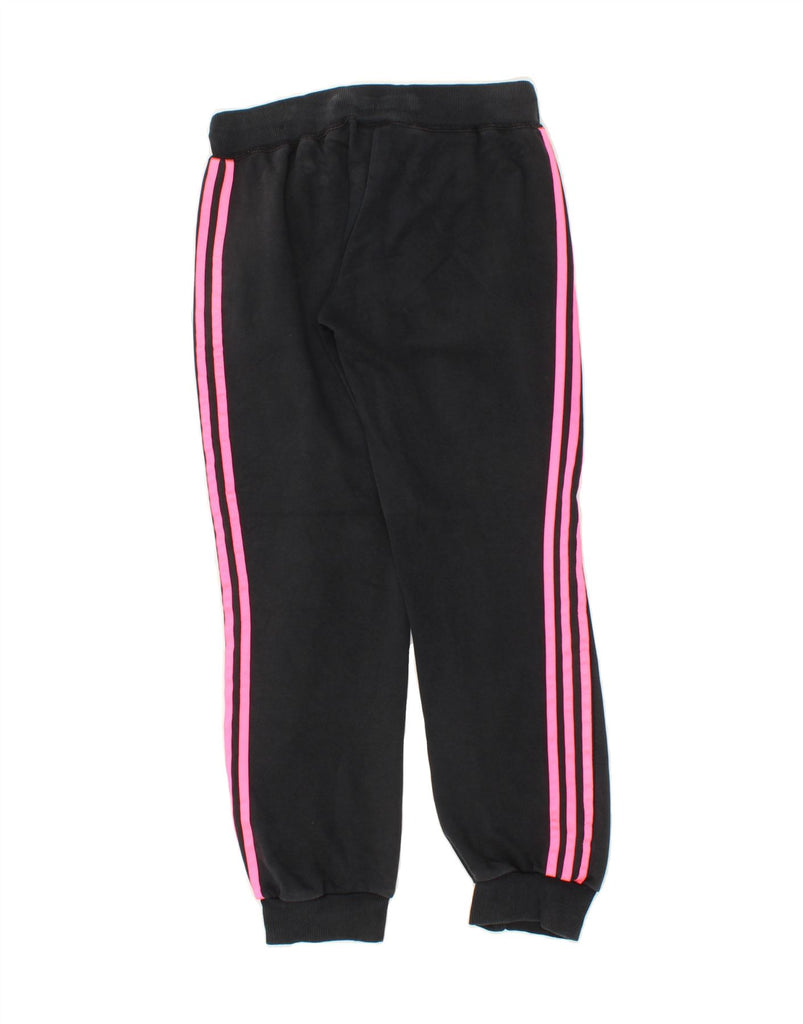 ADIDAS Womens Tracksuit Trousers Joggers UK 8/10 Small  Black Cotton Vintage Adidas and Second-Hand Adidas from Messina Hembry 