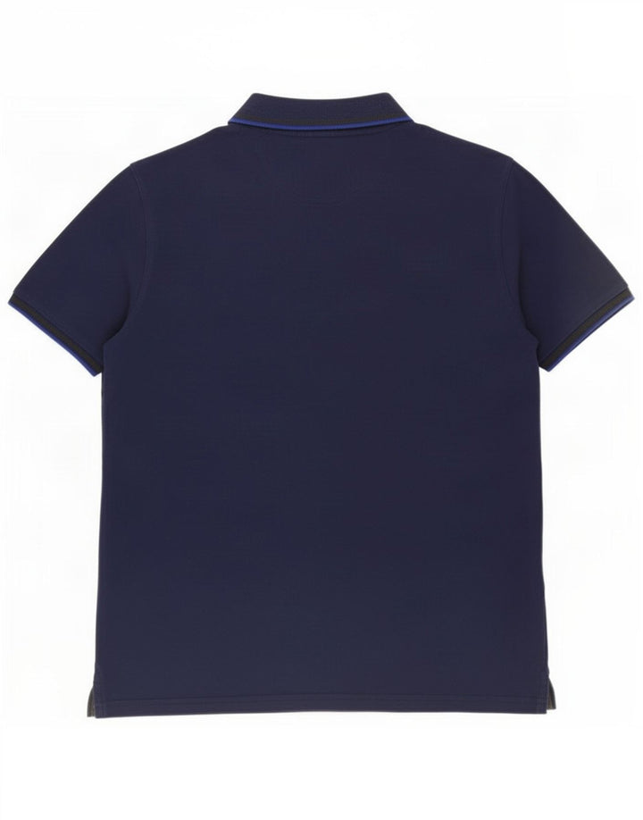 Champion Mens Polo Shirt Medium Navy Blue