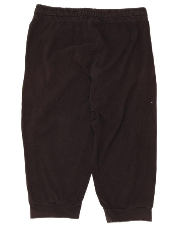 Champion Womens Capri Tracksuit Trousers Joggers UK 14 Large Black