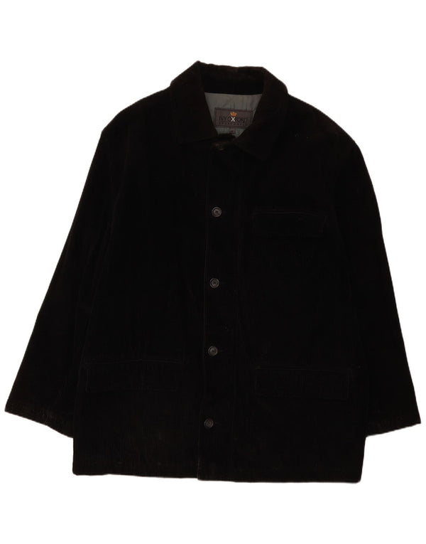 Ivy Oxford Mens Corduroy Jacket IT 56 3XL Black Cotton